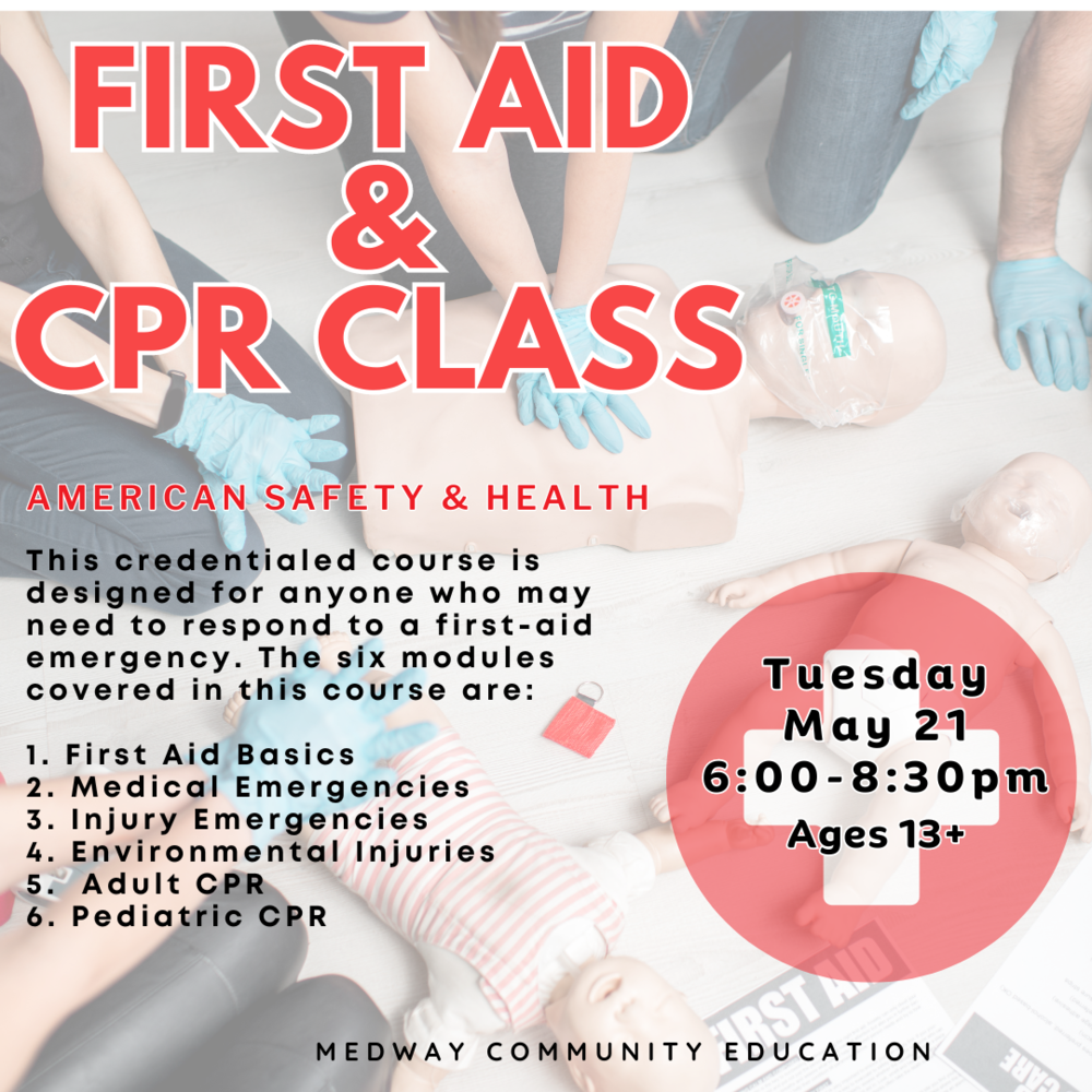 First Aid and CPR Class