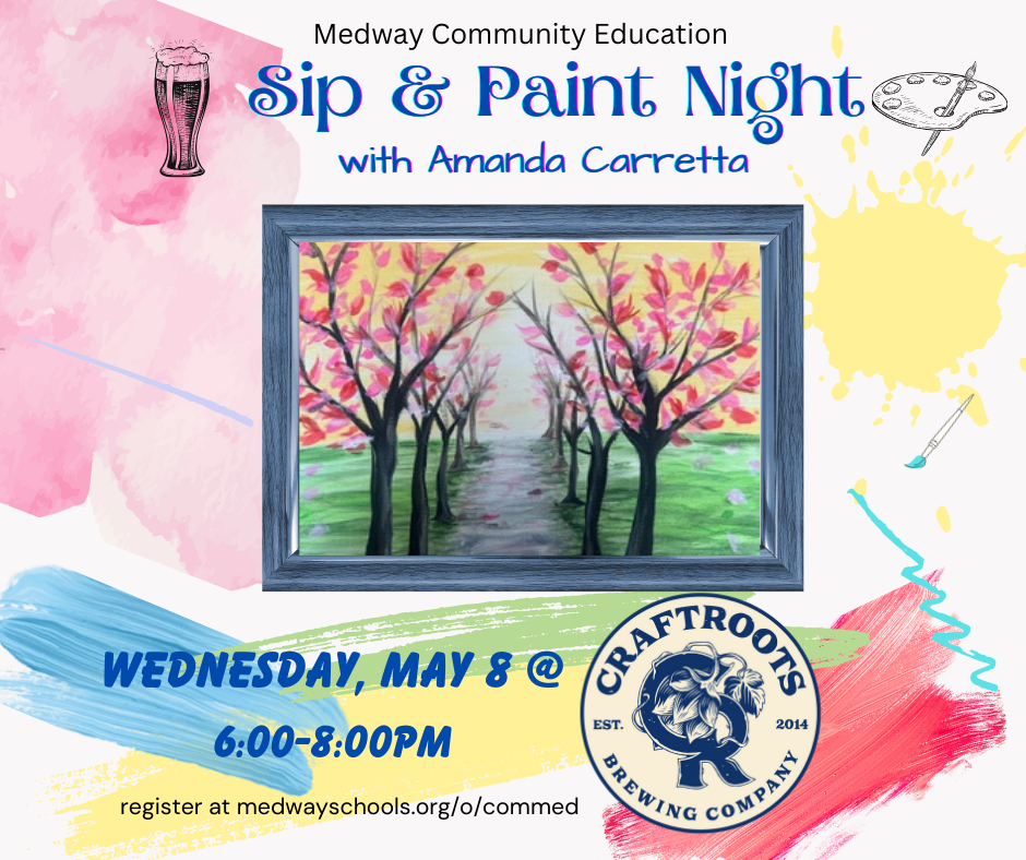Medway Community Education - Sip & Paint Night