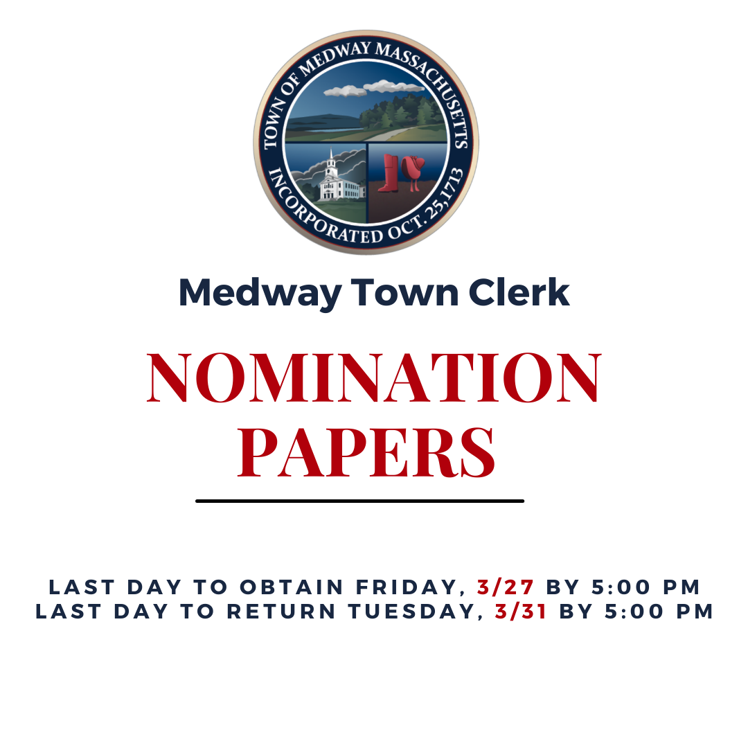 Nomination Paper Now Available for Town Election on May 19, 2026