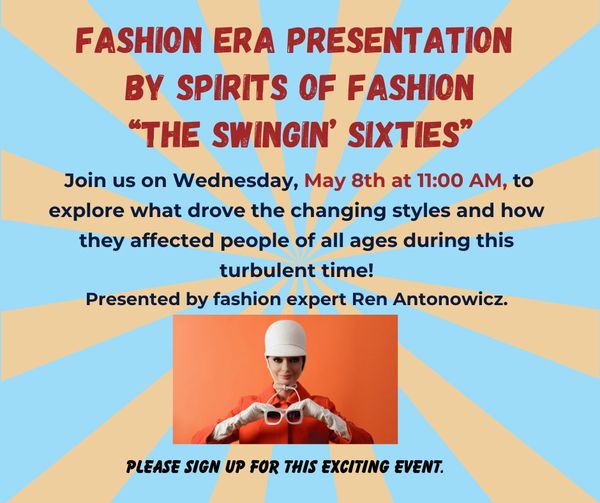 Council on Aging - Fashion Era Presentation