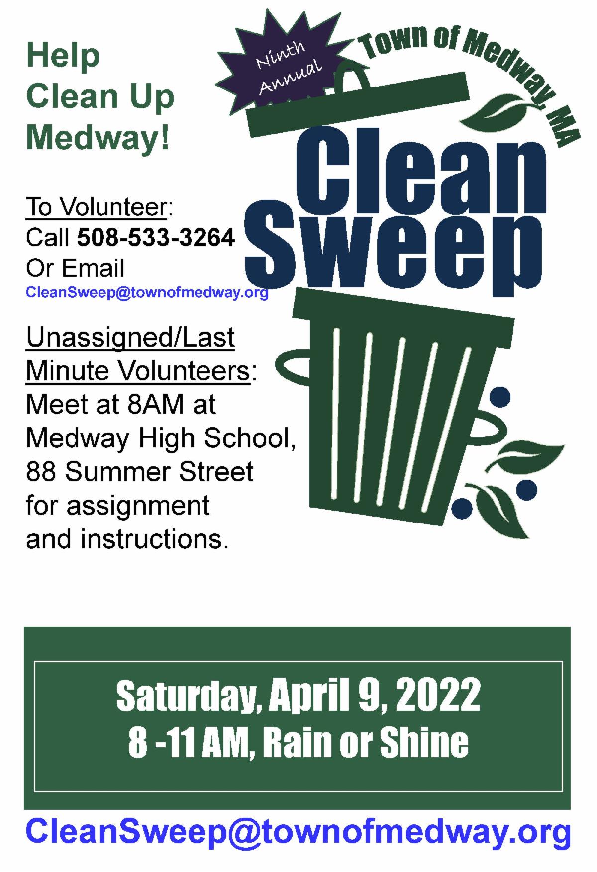 Town of Medway - Clean Sweep