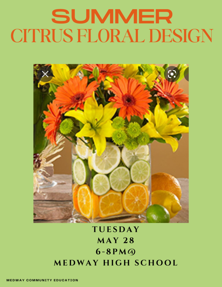 Summer Citrus Floral Design