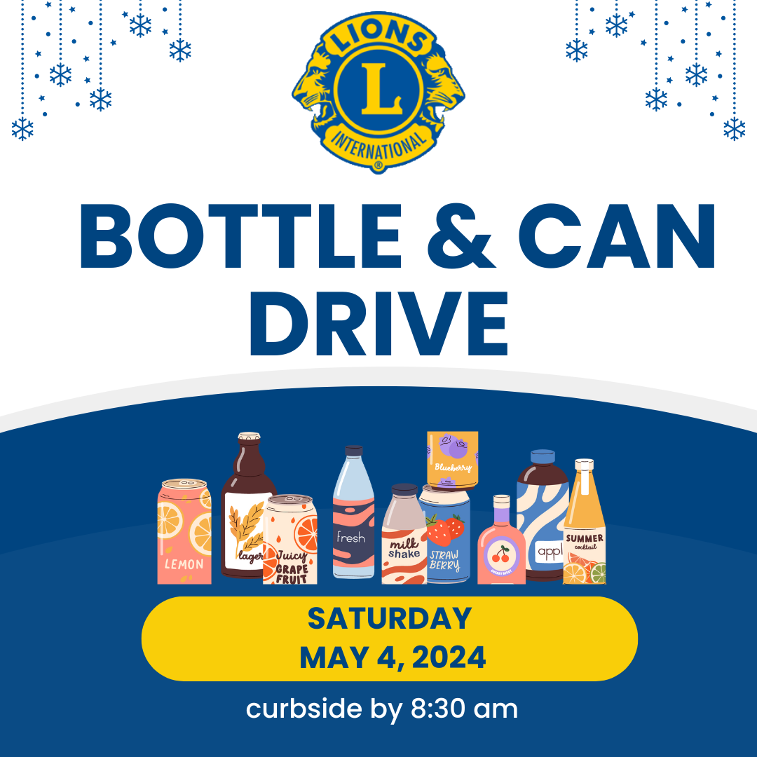 Medway Lions Club - Bottle and Can Drive