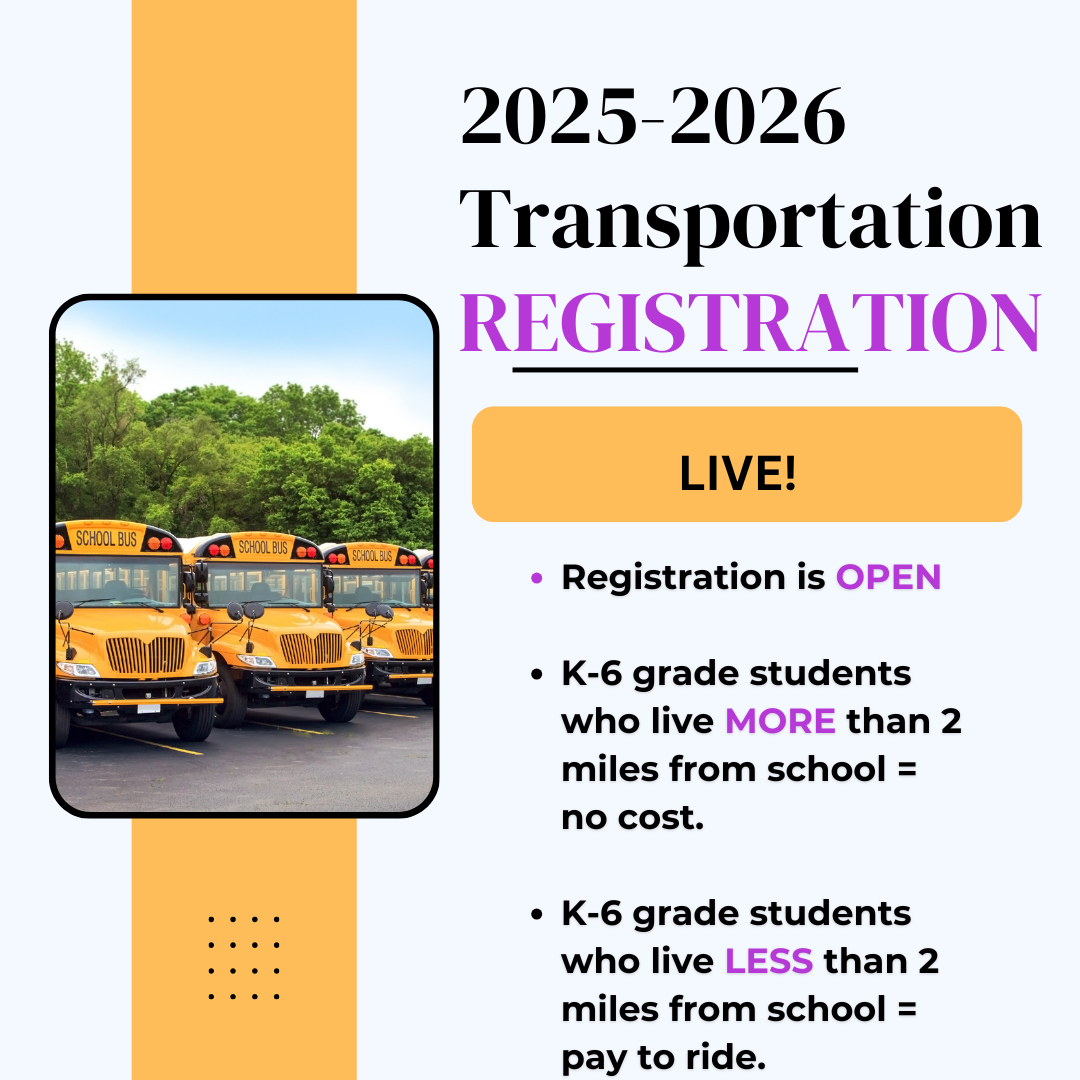 2025/2026 TRANSPORTATION REGISTRATION