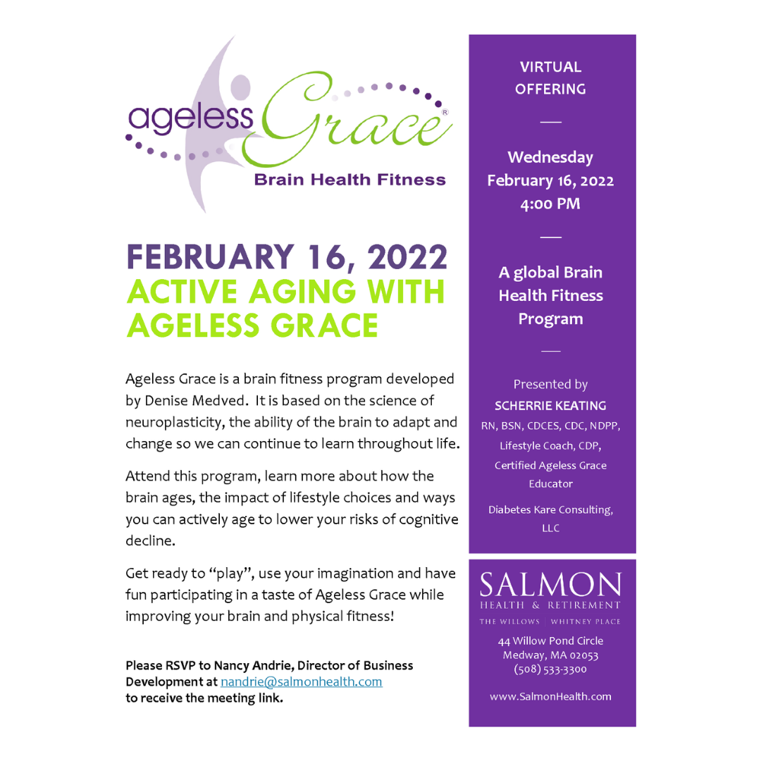 Salmon Health & Retirement Seminar on Ageless Grace