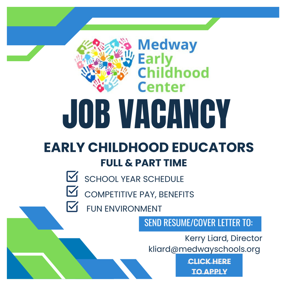 Medway Early Childhood Center - vacancies