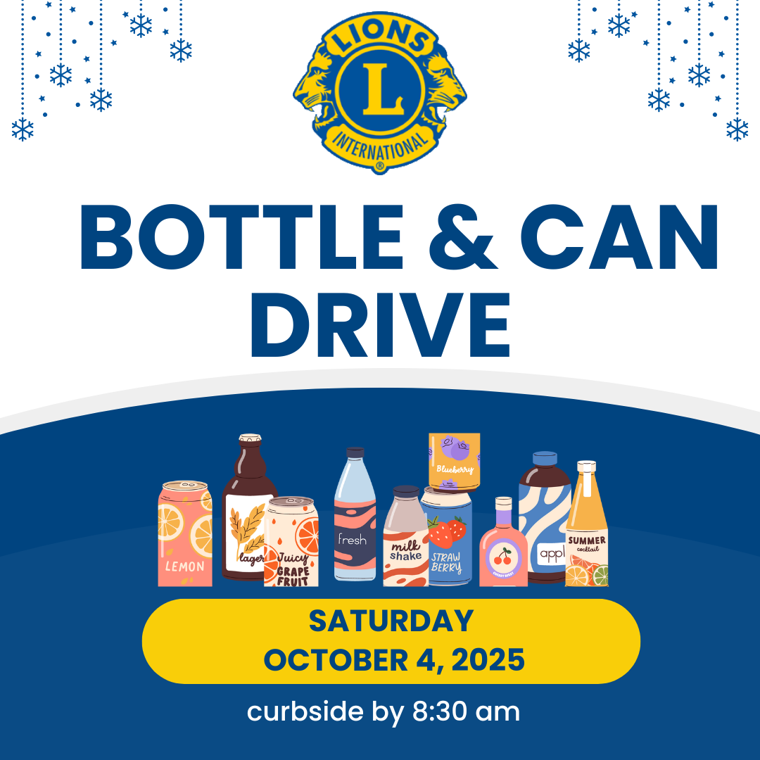 Medway Lions Club - Bottle and Can Drive 