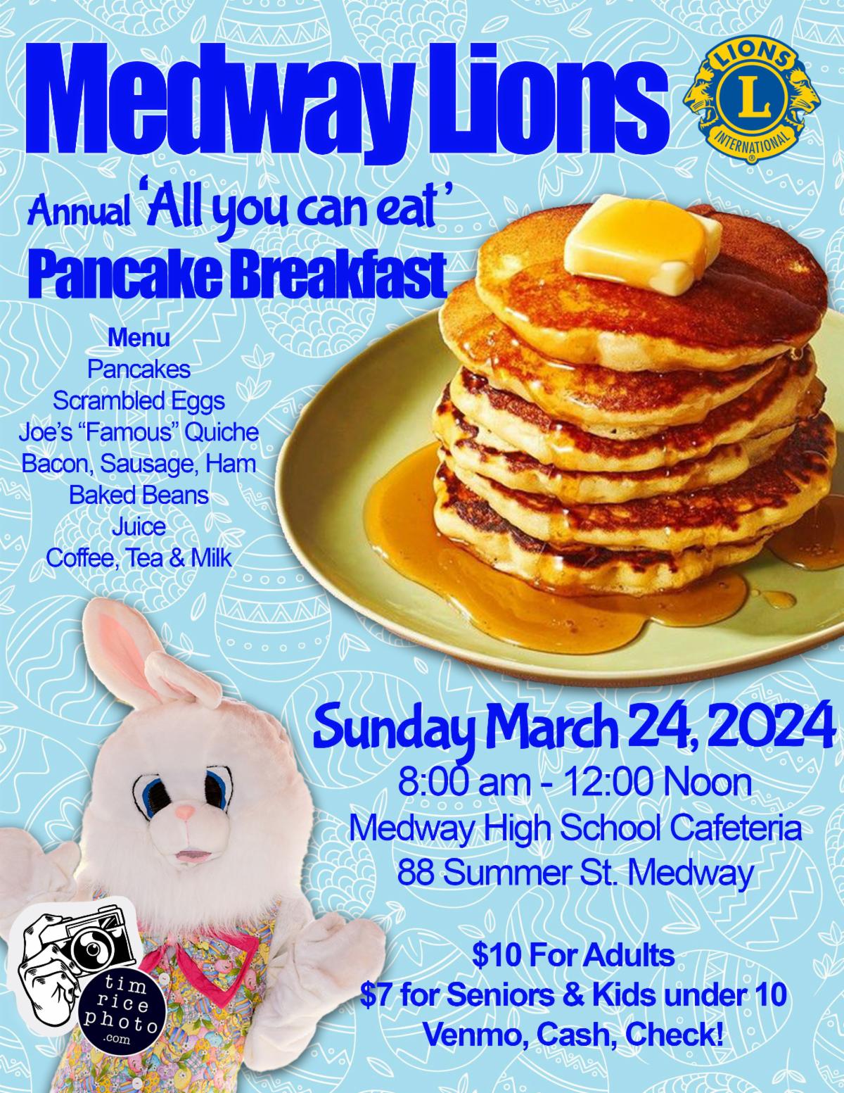 Medway Lions Club - Pancake Breakfast