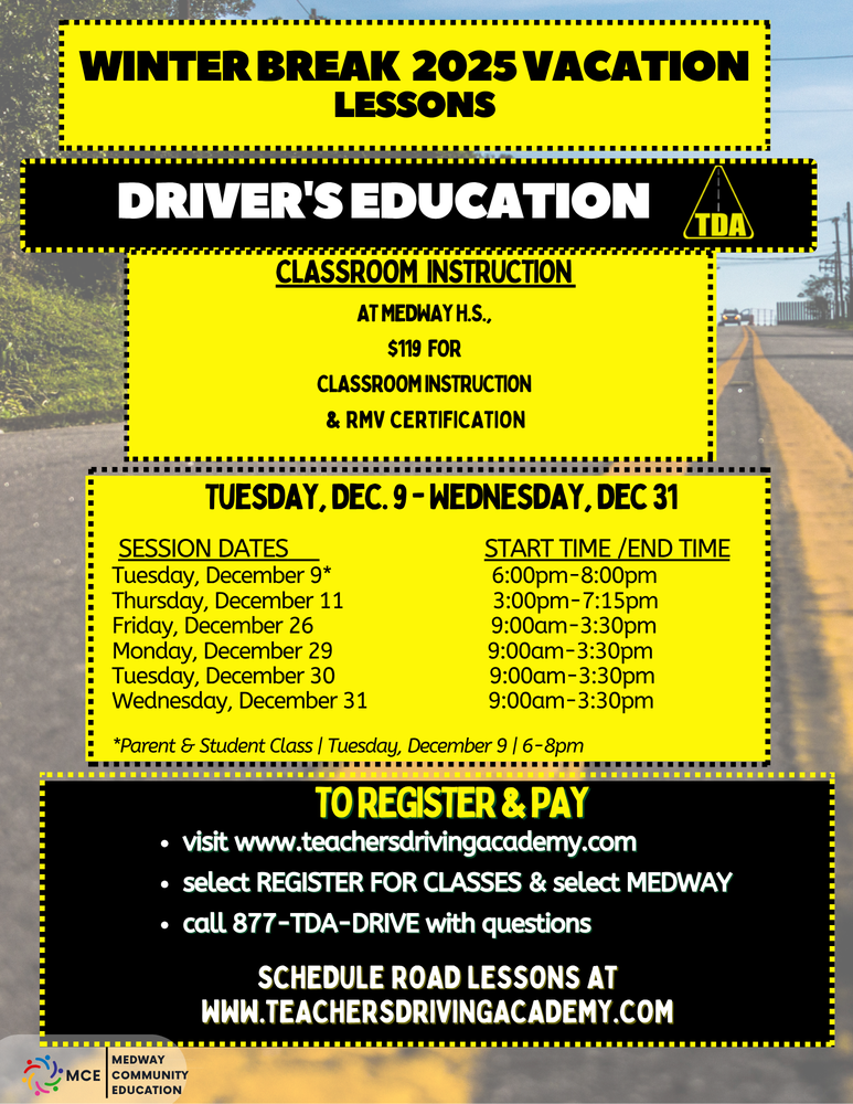 Medway Community Education's Drivers Education