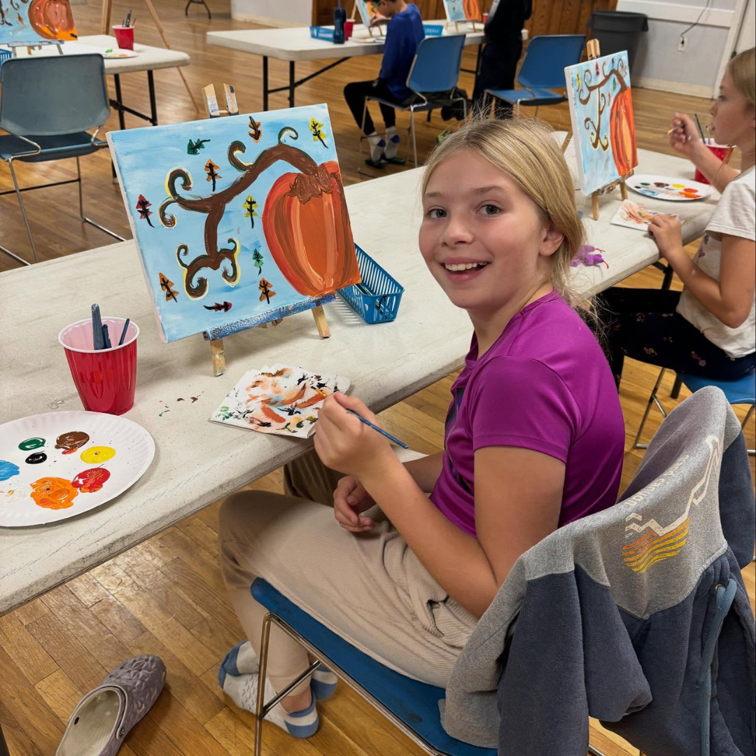 Medway Parks and Recreation's Paint Night for Kids
