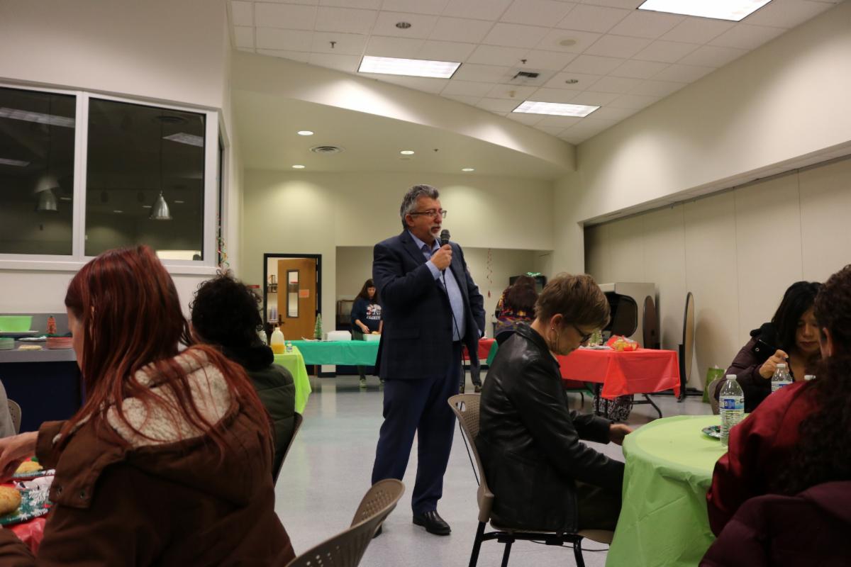 Dr Villa at the MV party