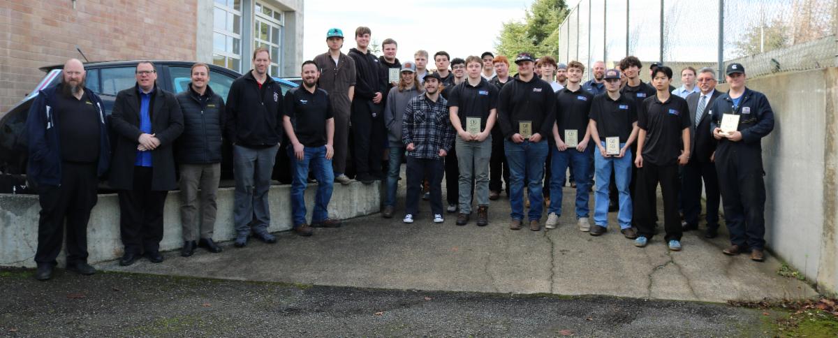 Automotive class photo
