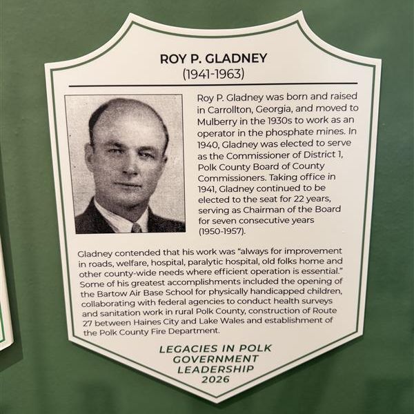 Legacies Exhibit Roy P. Gladney