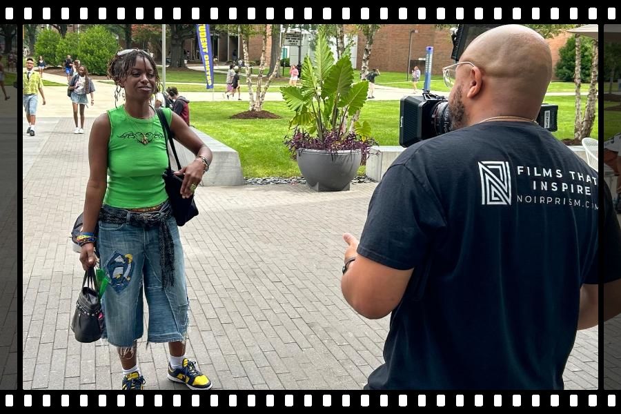 Haleigh Aldridge shares her thoughts about HBCU fashion for the documentary.