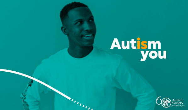 A young man with his hands on his hips. Text reads, Autism You