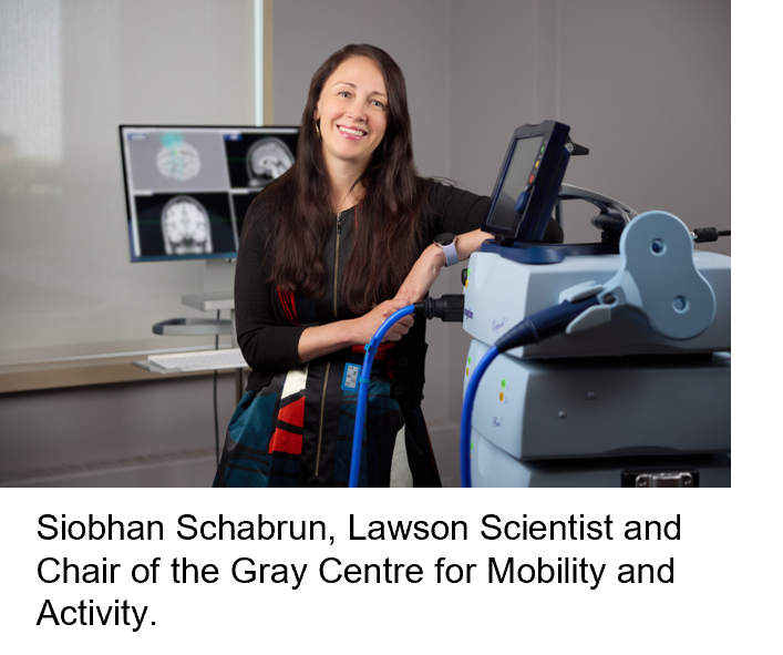 Siobhan Schabrun, Lawson Scientist and Chair of the Gray Centre for Mobility and Activity.