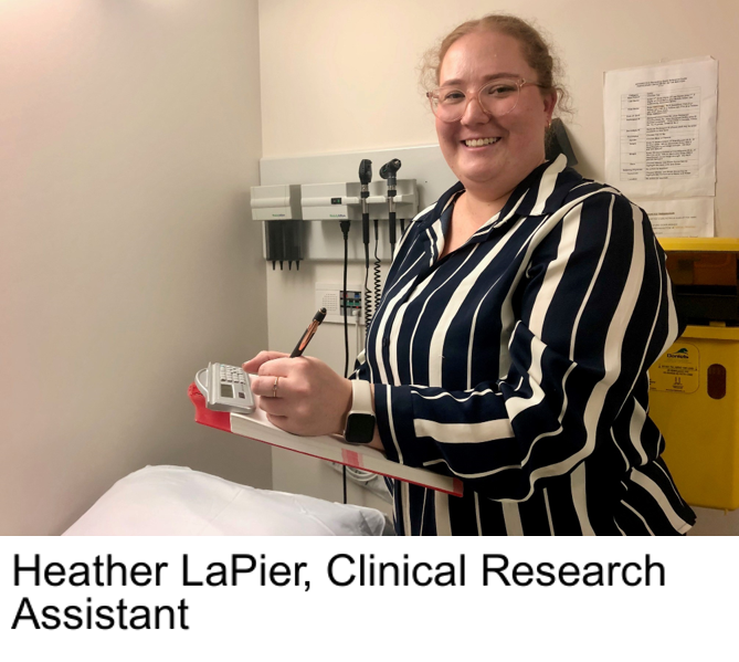 Heather LaPier Clinical Research Assistant