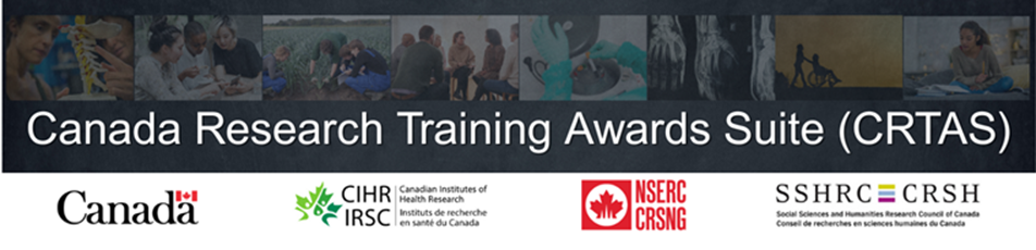 Canada Research Training Awards Suite (CRTAS) competition announcement banner
