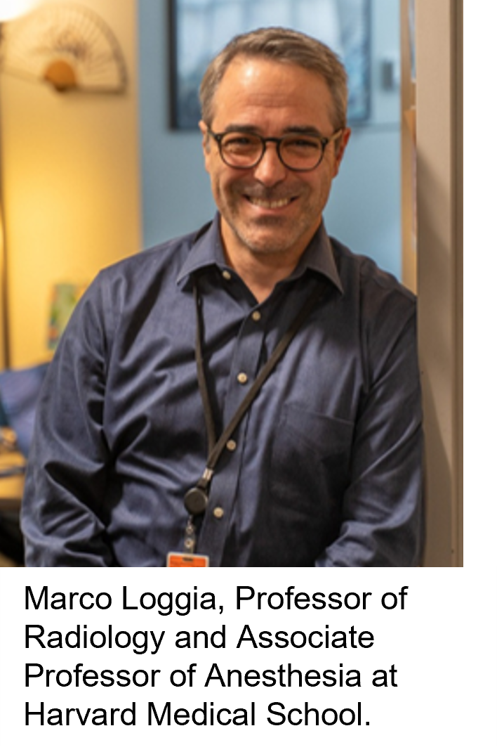 Marco Loggia, Professor of Radiology and Associate Professor of Anesthesia at Harvard Medical School.