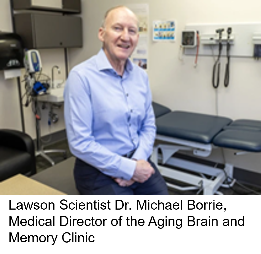 Lawson Scientist Dr Michael Borrie Medical Director of the Aging Brain and Memory Clinic
