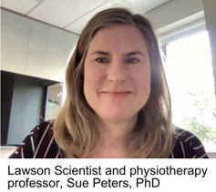 Lawson Scientist and physiotherapy professor Sue Peters PhD