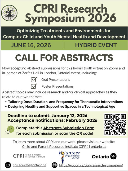CPRI Symposium call for abstracts