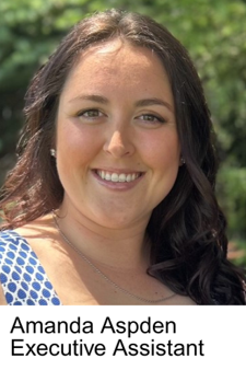 Amanda Aspden, Executive Assistant