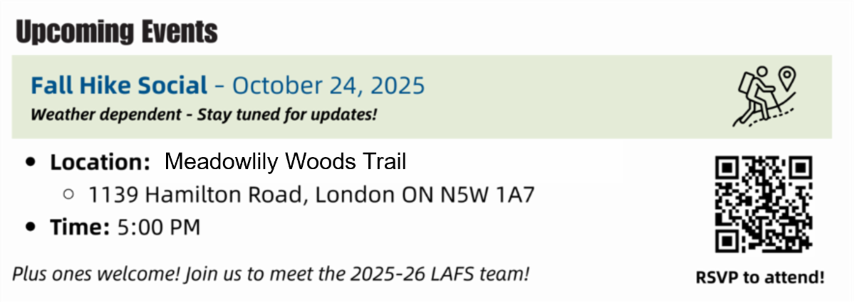 LAFS upcoming events October 2025