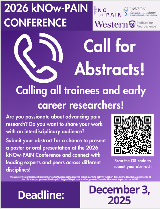2026 kNOw-PAIN Conference call for abstracts