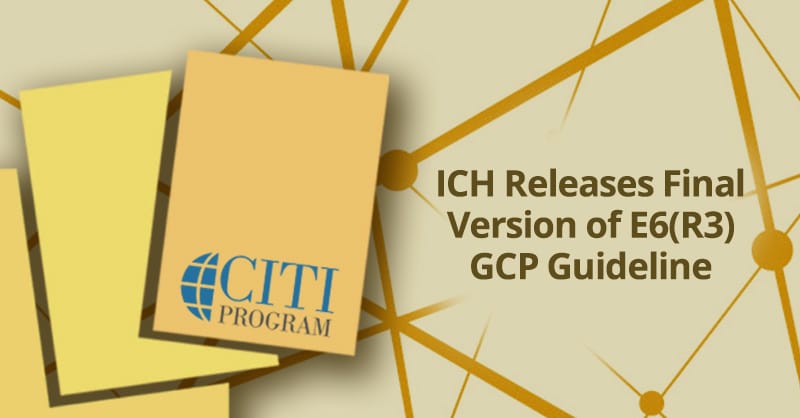 ICH GCP Guidelines - CITI