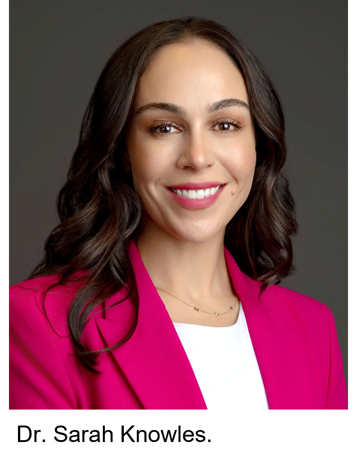 Dr. Sarah Knowles.