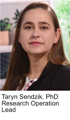 Taryn Sendzik, Research Operations Lead