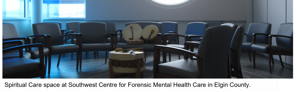Spiritual Care space at the Southwest Centre for Forensic Mental Health Care in Elgin County. 