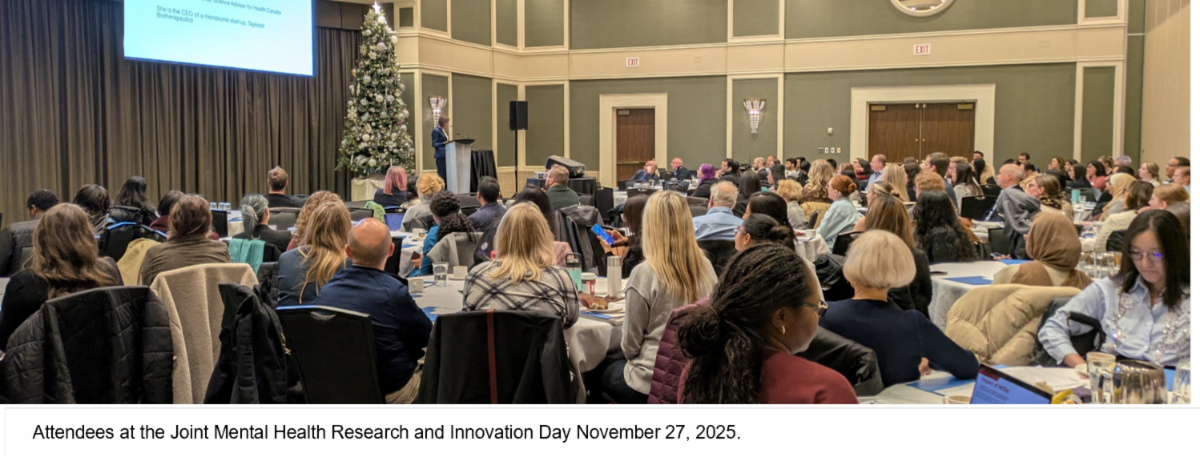 Attendees at the Joint Mental Health Research and Innovation Day November 27, 2025.