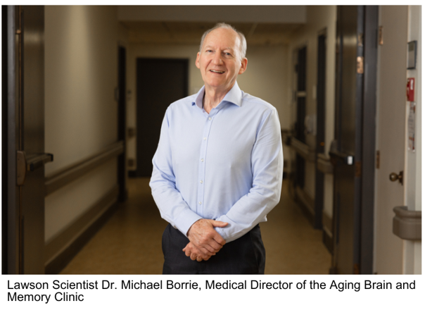Lawson Scientist Dr. Michael Borrie Medical Director of the Aging Brain and Memory Clinic