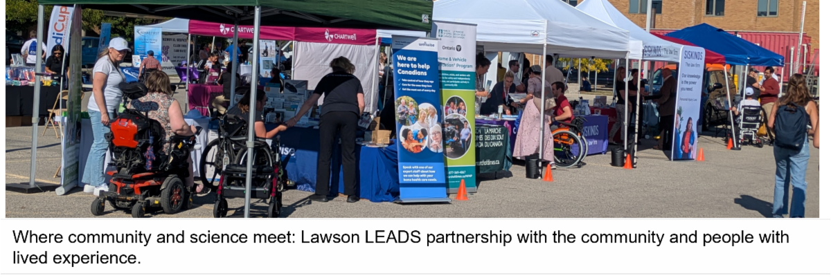 Where community and science meet: Lawson LEADS partnership with the community and people with lived experience.