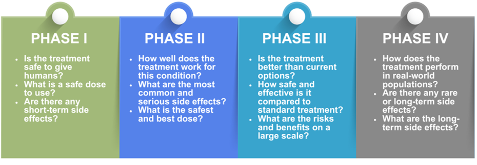 The four phases of clinical research