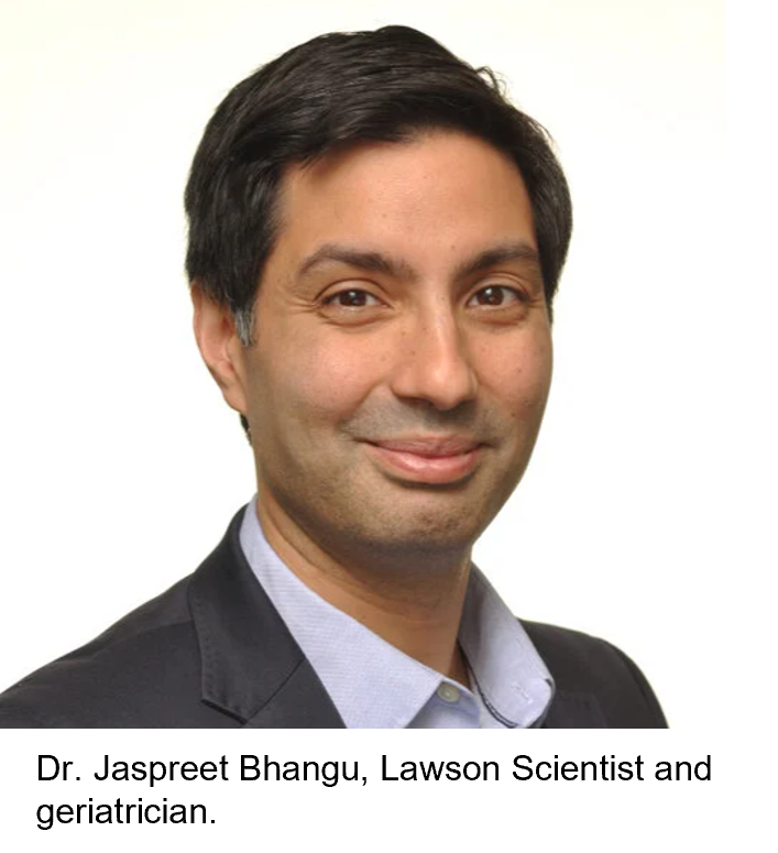 Dr. Jaspreet Bhangu, Lawson Scientist and geriatrician.