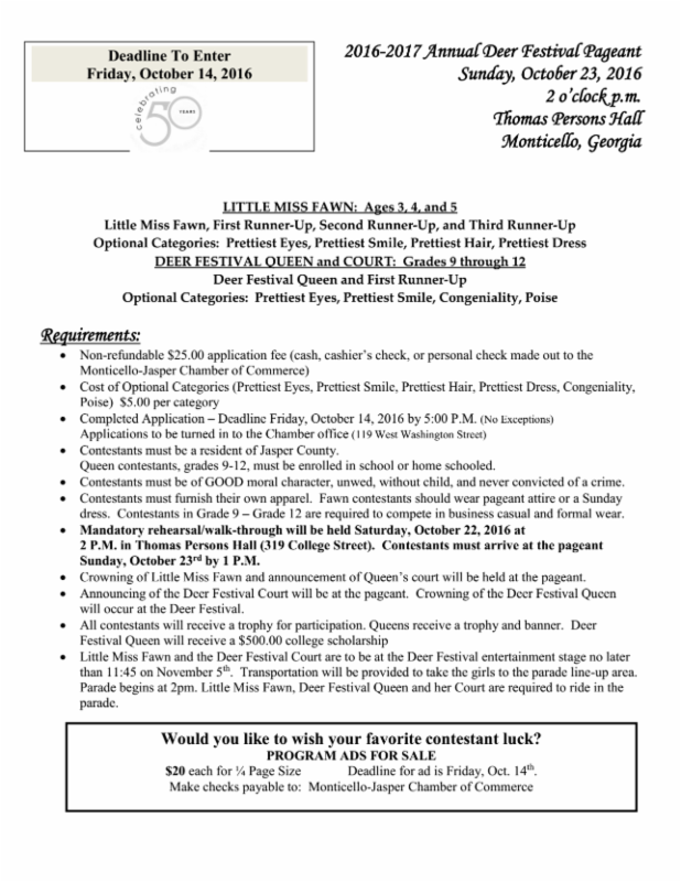 50th Annual Deer Festival - Monticello, GA