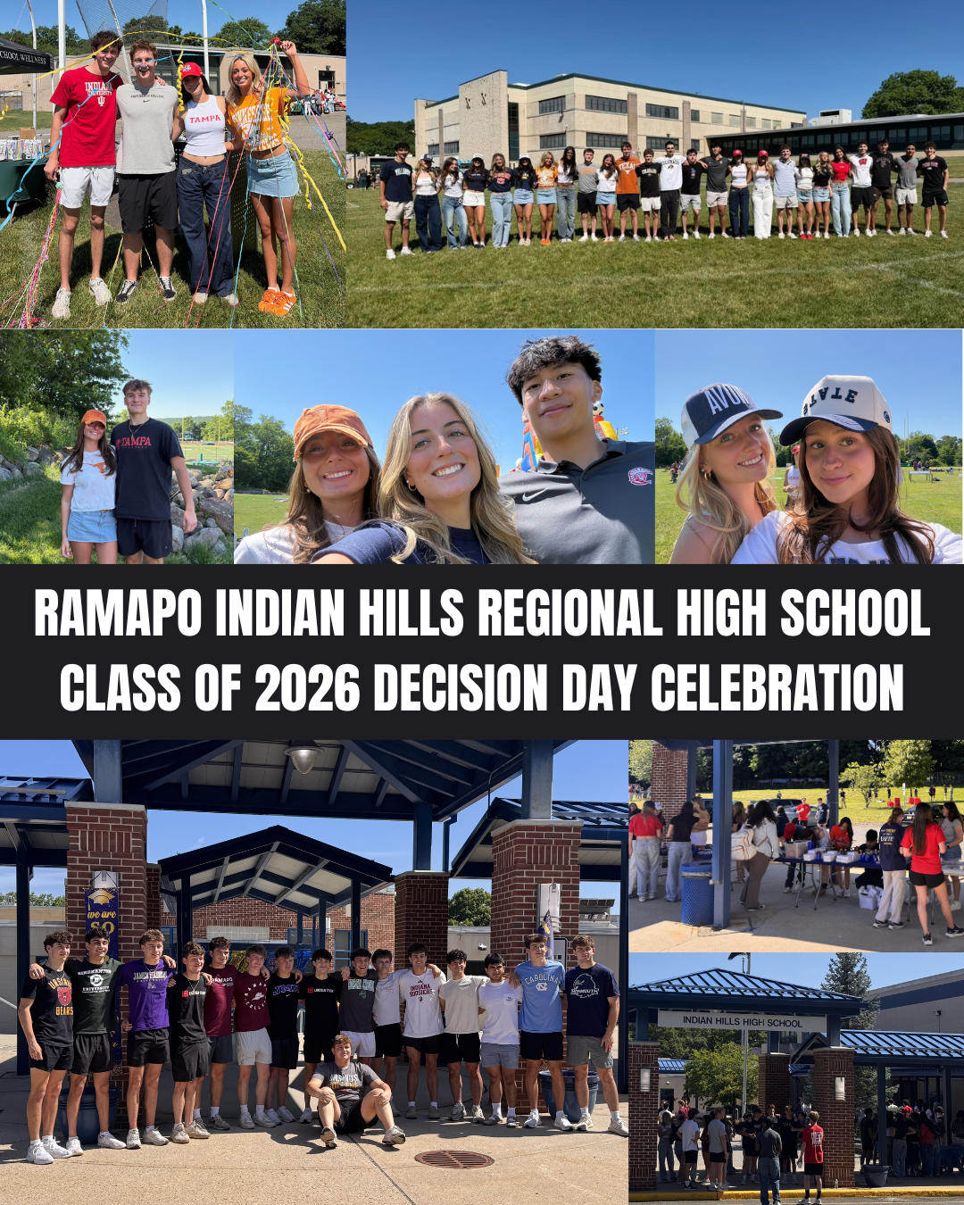 highlights from decision day celebrations at RHS and IHHS 2025-26