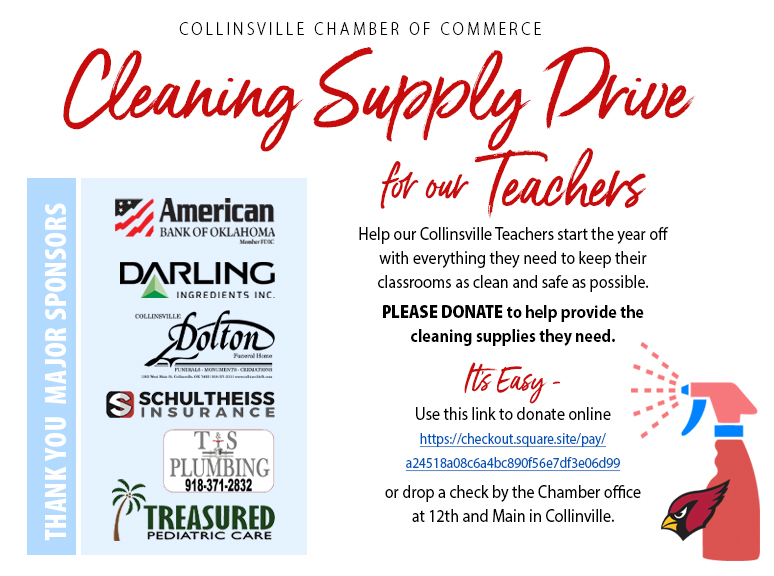 Cleaning Supply Drive to Support our Teachers