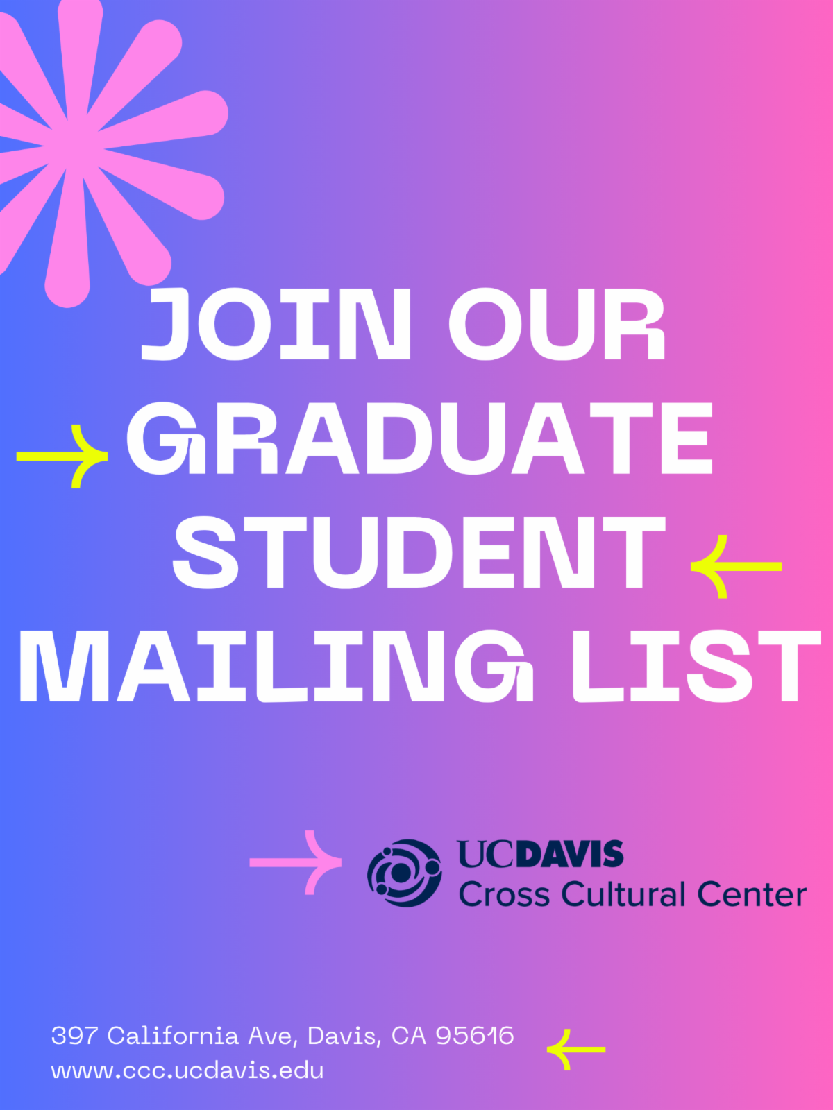 Join Our Mailing List