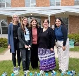 Members of the Oneida Nation of Wisconsin's Bridging Systems team