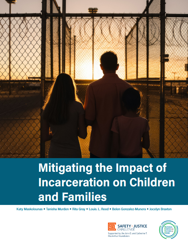 Cover of the resource on mitigating the impacts of incarceration