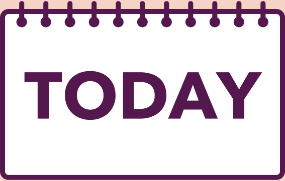 Calend page showing TODAY