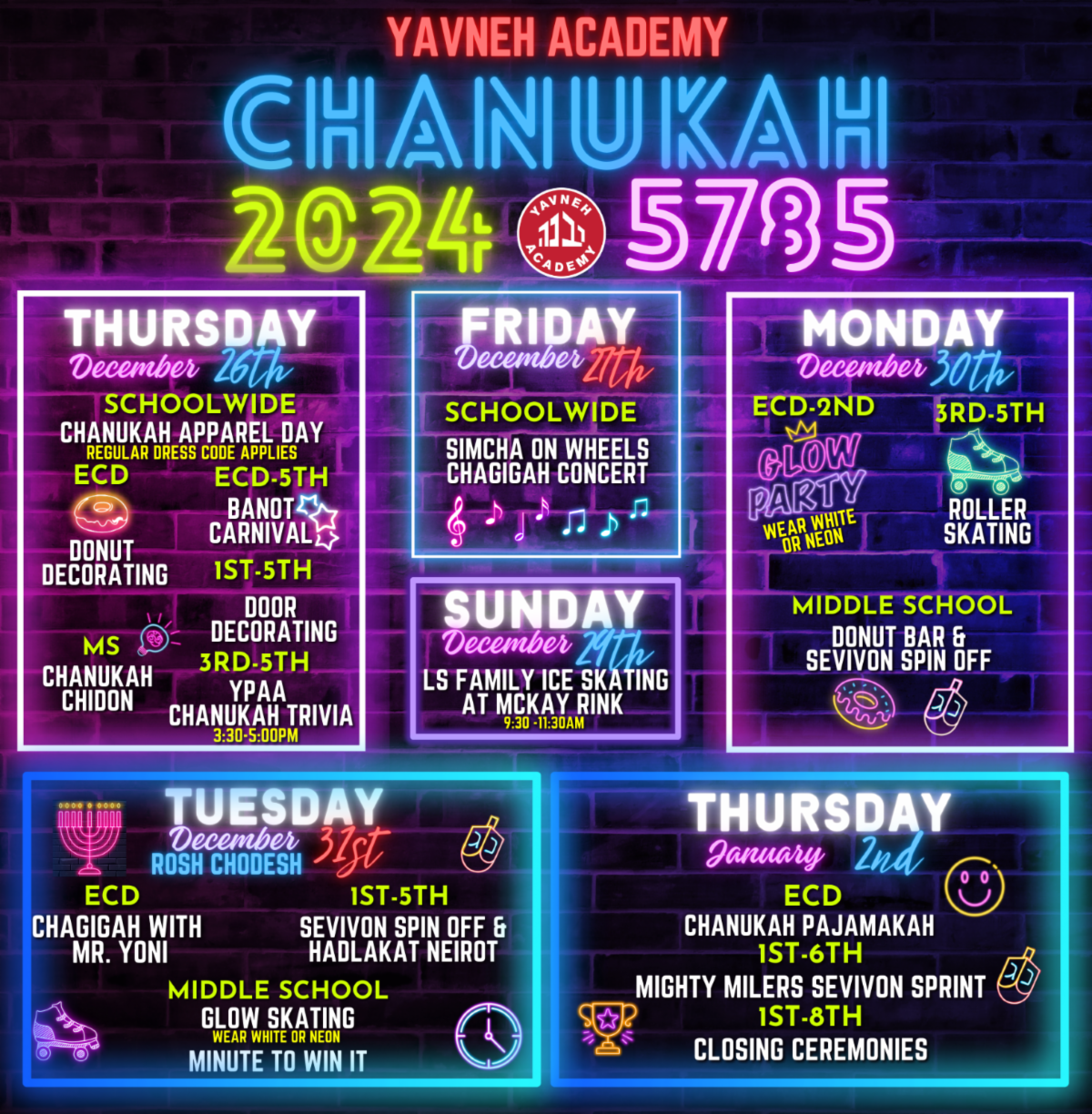 This Week at Yavneh Academy