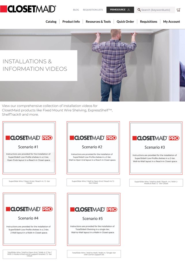 UPDATED ClosetMaid PRO Installation Videos