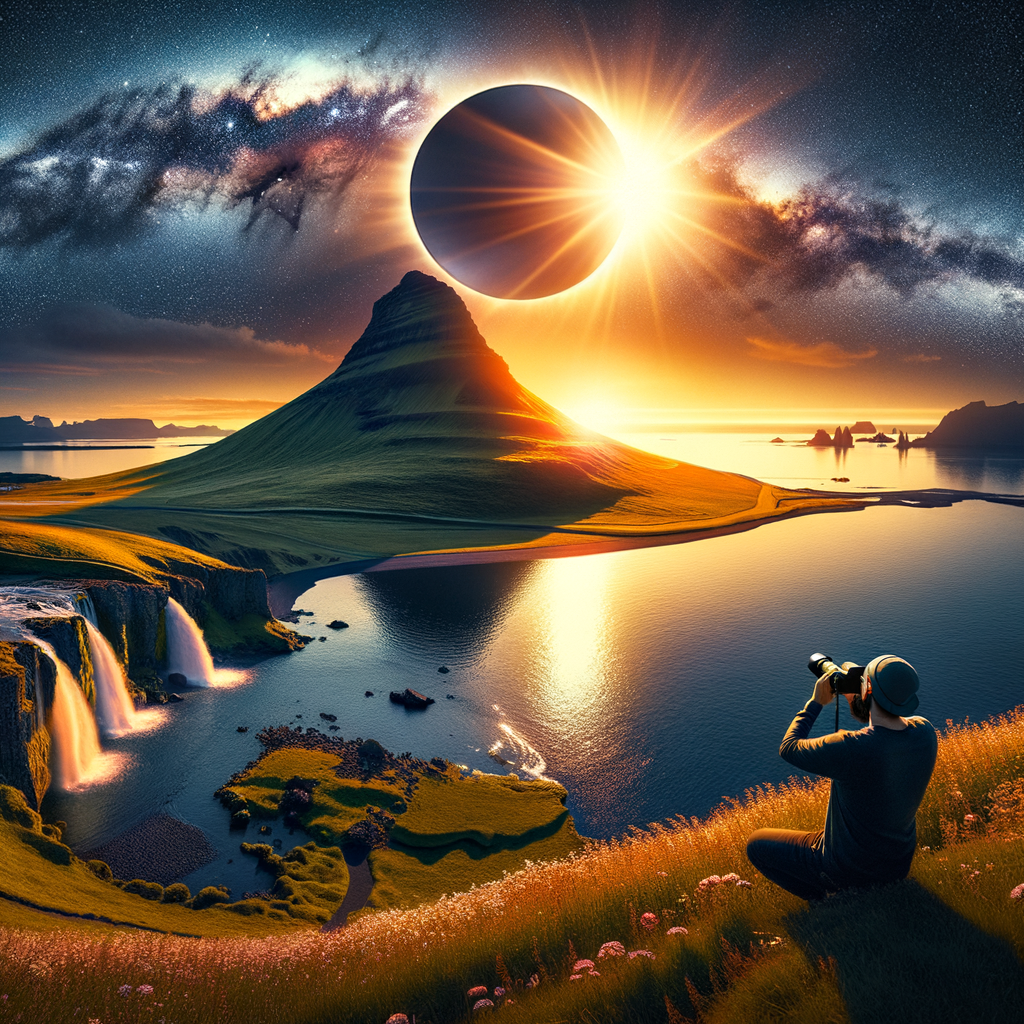 Eclipse in Iceland