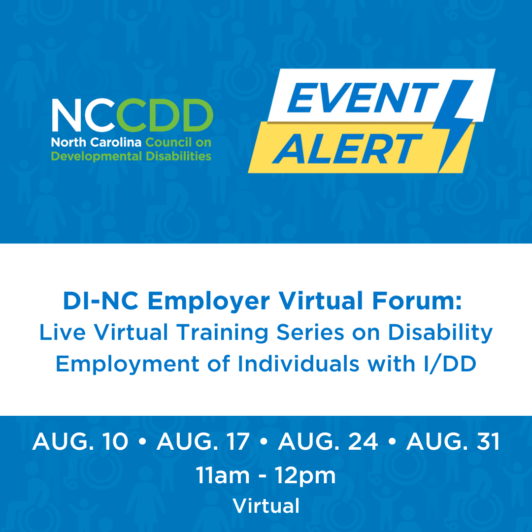 DisabilityIN North Carolina to Host Virtual Training Series on