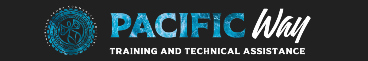 Graphic Banner: PACIFIC Way - Training and Technical Assistance